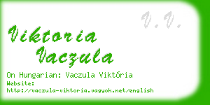 viktoria vaczula business card