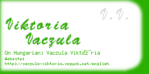 viktoria vaczula business card